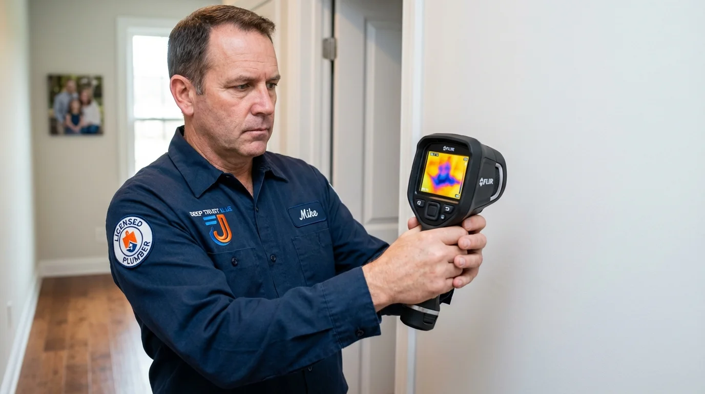 Thermal imaging leak detection by Johns Plumbing LLC in Fontana